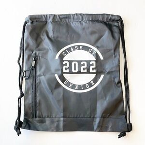 Senior Class of 2022 black drawstring bag